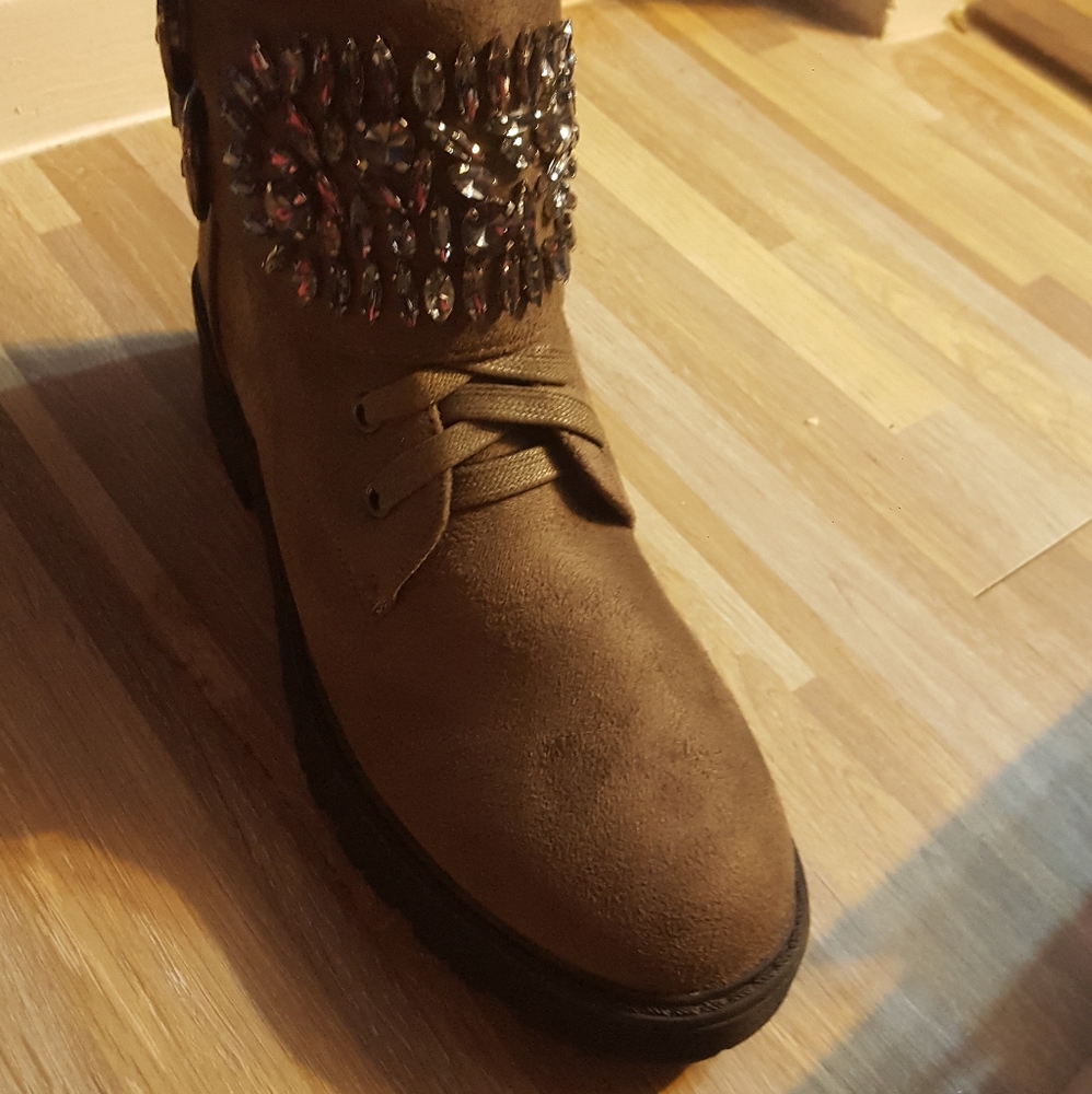 Olivia Miller embellished booties